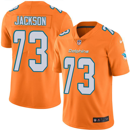 Nike Miami Dolphins #73 Austin Jackson Orange Green Youth Stitched NFL Limited Rush Jersey->youth nfl jersey->Youth Jersey